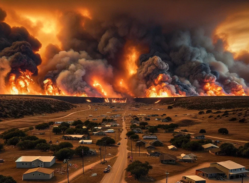 Wildfires Ravage Texas – Urgent Evacuations as Fires Engulf Towns